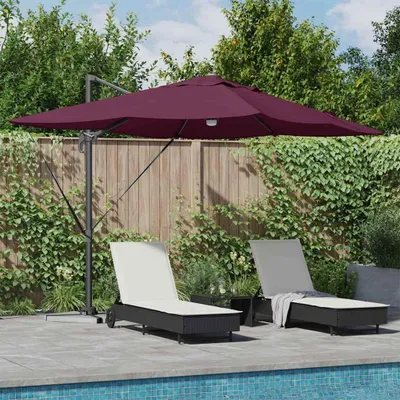 Produktbild von Maison Exclusive - Sonnenschirm Bordeauxrot 351 x 250 x 253 cm