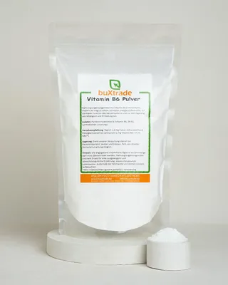 Produktbild von 1 kg Vitamin B6 | Vegan | B6 | reines Pulver | Buxtrade |