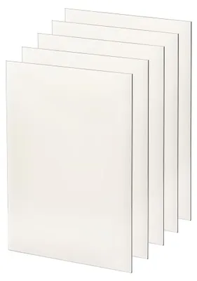 Image de Ensemble de 5 verres résistants à la chaleur, dimensions 320 x 320 mm, pour foyer ou cheminée