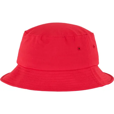 Produktbild von Flexfit Baumwolle Twill Bucket Hat Anglerhut uni Rot one Size