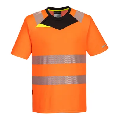 Obrázok produktu pre Portwest DX413 DX4 Tričko s vysokou viditeľnosťou oranžová/čierna veľkosť S
