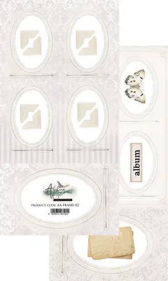Zdjęcie produktu dla Papier do scrapbookingu do scrapbookingu 15x30 - Alchemy of Art - Ramki