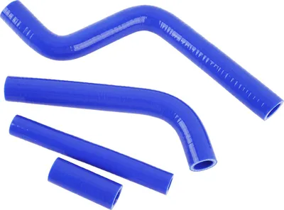Immagine prodotto di tubo radiatore moto 4 pezzi, addensato, silicone resistente alle alte temperature per YZ125 dal 1996 al 2001, blu