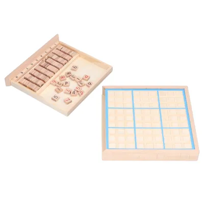 Produktbild von Hölzernes Mathe-Puzzle-Brettspiel, Mathe-Gehirnjogging-Desktop-Spielzeug, Zahlen-Puzzle-Brettspiel, fortlaufende Zahlen-Lernspiel, hölzernes Zahlen-Platz-Spiel, Lern-Desktop-Spiel