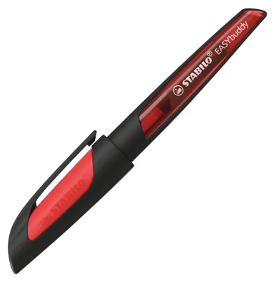 Produktbild von STABILO Schulfüller mit Standard-Feder M - EASYbuddy in schwarz/rot - blau (löschbar) …