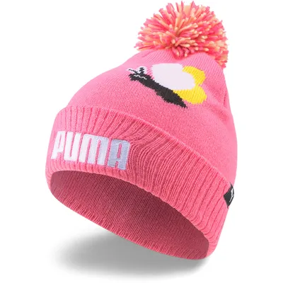 Produktbild von PUMA Small World Pom Beanie Kinder sunset pink