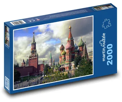 Zdjęcie produktu dla Puzzle 2000 Kreml i Sobór Wasyla Błogosławionego - martinpuzzle