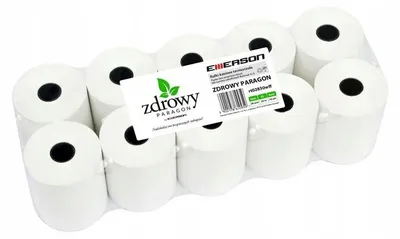 Obrázok produktu pre Rolka termopapíru Emerson, 28/30 mm, bez obsahu BPA