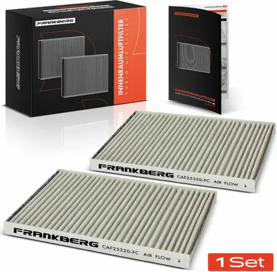 Obrázok produktu pre Frankberg 2x filter vzduchu v kabíne s aktívnym uhlím pre KIA Cee'D hatchback ED Hyundai i30 kombi