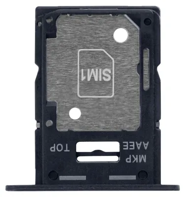 Obrázek produktu pro Clappio, držák SIM karet pro dvě karty Nano SIM nebo MicroSD pro Samsung Galaxy A15 4G, černý