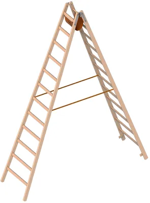 Produktbild von Layher Holzstehleiter 1053 nach Ö-Norm Z1501, 1053212