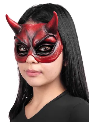 Produktbild von Teufelsmaske aus Latex - Horror Zubehör Halloween