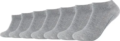 Produktbild von Camano Sneakersocken ca-soft ca-soft 7er Pack Bund ohne Gummidruck light grey melange 43-46