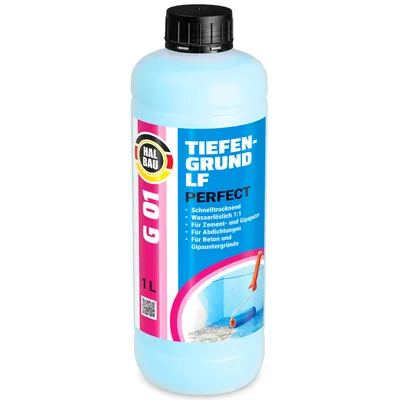 Produktbild von Tiefengrund LF Perfect 1L Grundierung Schnell Trocknend Decke Wand Innen Außen G01