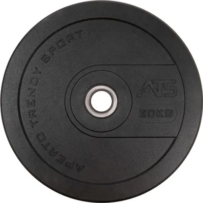 Produktbild von TRENDY SPORT ATS Premium Bumper Hantelscheiben 50 mm schwarz 20 kg