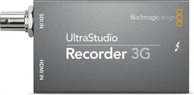 Produktbild von Blackmagic Design UltraStudio Recorder 3G, Grau, Thunderbolt, 2560 x 1440 Pixel, NTSC, PAL, 720p, 1080i, 1080p, 48 kHz