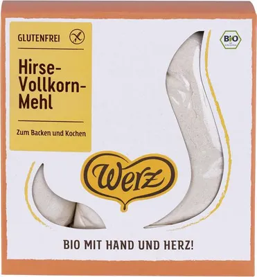 Produktbild von Hirse-Vollkorn-Mehl - glutenfrei 1kg