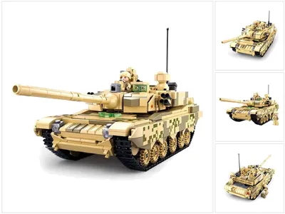 Produktbild von Sluban Kampfpanzer 893 tlg. Klemmbausteine Spielset ( M38-B0790 )