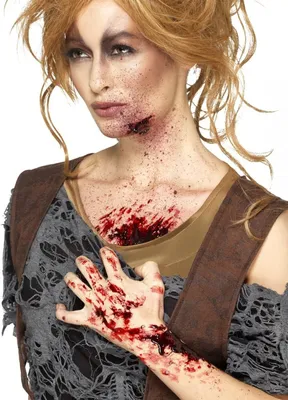 Produktbild von Wundschorf Make-up für Halloween rot - Einheitsgröße
