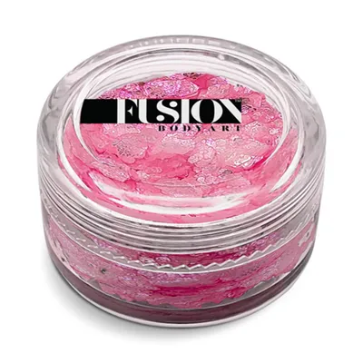 Obrázek produktu pro Fusion Bodyart Glittercreme – růžové motýly