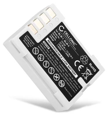Produktbild von CELLONIC 1x Akku für Kamera Kompatibel mit Olympus E-1, E-510, E-5, BLM-1 - (1600mAh, 7.4V)
