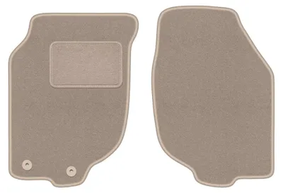 Obrázok produktu pre Predné velúrové koberce pre: Rover 200 2000-2005 (hatchback) – 2 ks, béžové, na mieru – Wielganizator LUX