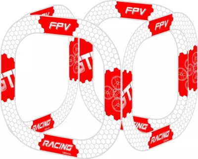 Zdjęcie produktu dla LDARC RC Drone & FPV Brama wyścigowa Flying Crossing Door 580mm Czerwony i biały