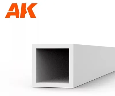 Obrázek produktu pro AK Interactive S.L. AK-6547 Styrenová čtvercová dutá trubka 3,00 x 350 mm (3 kusy)