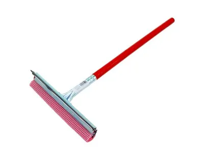 Produktbild von Fensterputzer mit Wischer, Holzstiel 50 cm