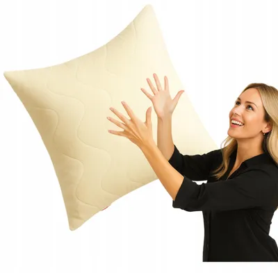 Produktbild von Textom HITMICRO Kissen 50x50cm Antiallergisch Höhenverstellbar