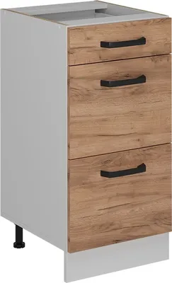 Produktbild von Küchenunterschrank Vicco R-Line Goldkraft Eiche 40 cm ohne Arbeitsplatte, Model 52268