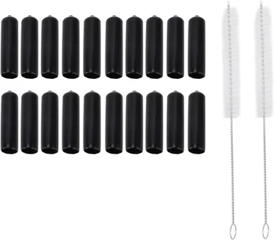 Productafbeelding van Bierkraanbeschermers, rubber, 20 stuks, standaardmaat, met borstels, voor gebruik in de keuken