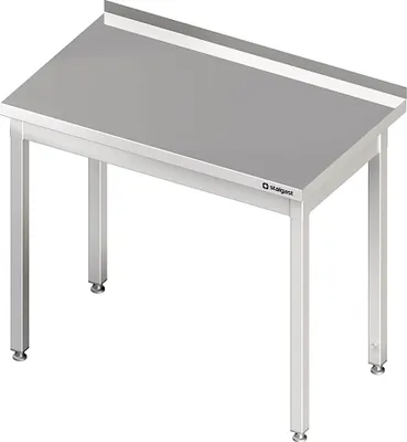 Produktbild von Arbeitstisch ohne Grundboden, 1700x600x850 mm, ohne Verstrebung, mit Aufkantung, verschweißt
