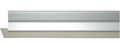 Produktbild von Kleiderstangenhalter mit Clips, 93 cm, eloxiert, silber - Mistral