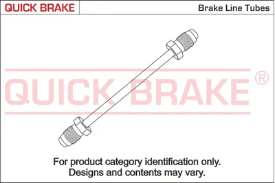 Produktbild von Bremsleitung 2600 mm hinten links Mitte (Kupfer-Nickel) 1339140080