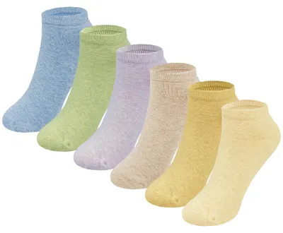 Produktbild von MAGIARTE 6 Paar Damen Sneaker Socken Baumwolle Knöchel Socken Low Cut Athletic C