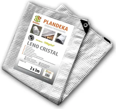 Produktbild von Bradas Abdeckplane verstärkt 100 2x3m, Transparent