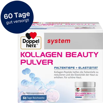 Produktbild von Doppelherz Kollagen Beauty Pulver system, 150 g Pulver