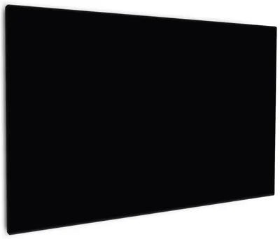 Produktbild von Wallario Premium Leinwandbild Schwarz in Größe 60 x 90 cm