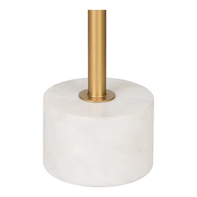 Obrázek produktu pro Beistelltisch >Lecco< in Messing, Marmor - 41x58x41cm (BxHxT)