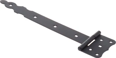 Produktbild von Aqbau® Kreuzgehänge Scharnier Türband Ladenband T-Bänder T-Scharniere Schwarz (85x300mm)