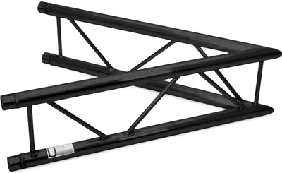 Produktbild von ALUTRUSS DECOLOCK DQ2-SPAC19V 2-Weg Ecke 45° sw