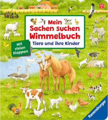 Produktbild von Mein Sachen suchen Wimmelbuch: Tiere und ihre Kinder