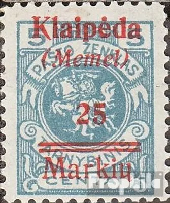 Produktbild von Briefmarken Memelgebiet 1922 Mi 130 mit Falz Klaipeda