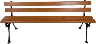 Obrázok produktu pre Drevená záhradná lavička s operadlom 170x33x68cm lavičkové sedadlo Parková lavička