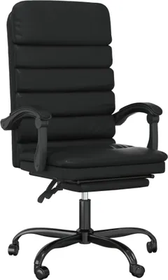 Produktbild von vidaXL Bürostuhl mit Massagefunktion Schwarz Kunstleder
