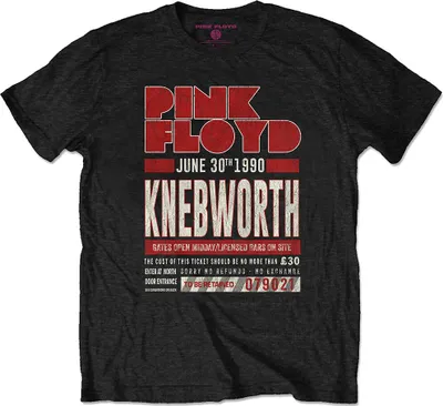 Produktbild von Pink Floyd Knebworth '90 Red Black M T-Shirt