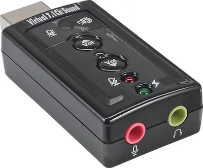 Image de InLine® Carte son audio USB, avec son surround virtuel 7.1