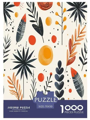 Image de Puzzle botanique de 1000 pièces pour adultes et enfants