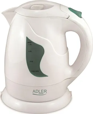 Produktbild von Adler AD 08 Wasserkocher 850 W - 1 L, 360° drehbar, Weiß